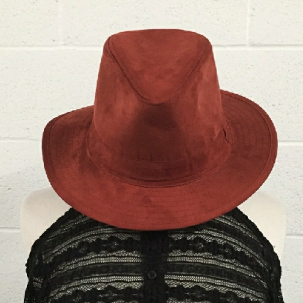 Suede Hat NWT